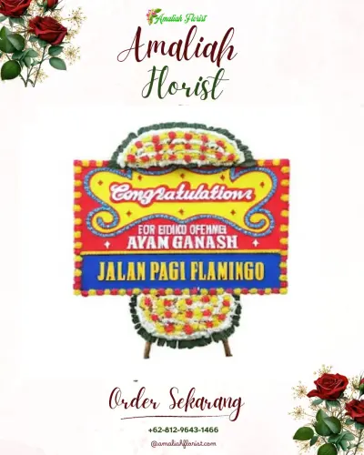 Bunga Papan Congratulation di Kabil